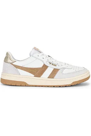 Gola Hawk Sneaker White Light Caramel & Gold