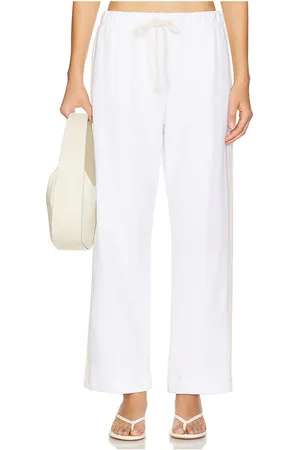 Donni. The Eco-terry Stripe Crop Pant