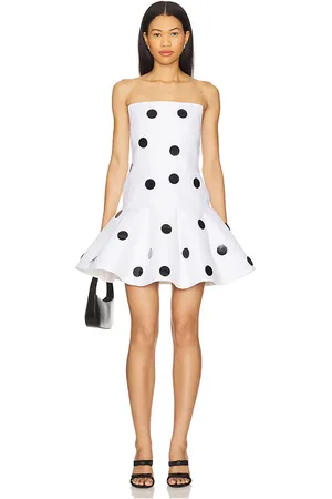 PRABAL GURUNG Strapless Flare Mini Dress
