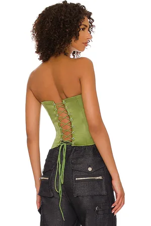 DANIELLE GUIZIO Satin Corset