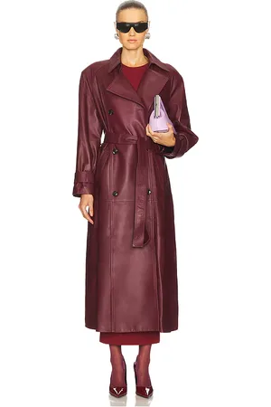 DUCIE Corrin Leather Coat