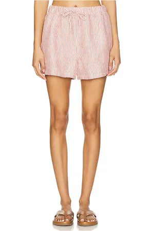 ONIA Air Linen Elastic Drawstring Short