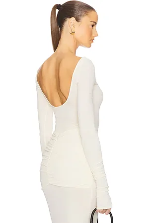 Helsa Matte Jersey Long Sleeve Top