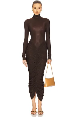 Helsa The Super Sheer Ruched Dress