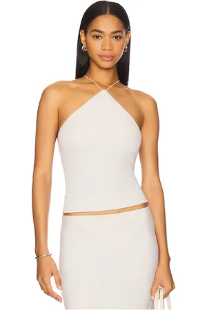 ENZA COSTA Silk Knit Halter Tank Top