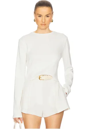 Helsa The Rib Long Sleeve Tee