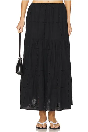 WeWoreWhat Midi Pull On Skirt