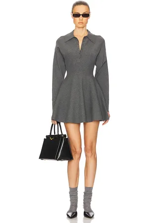 Helsa Saffron Mini Knit Dress