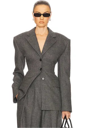 Helsa The Tweed S Curve Blazer