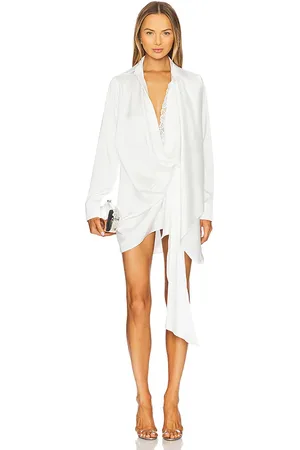 Vaillant Draped Shirt Style Wrap Dress