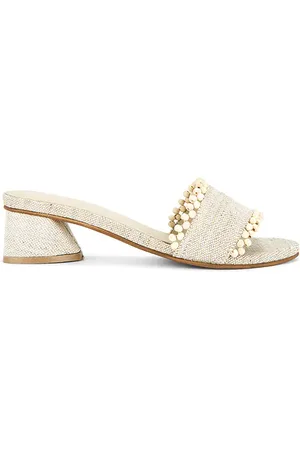 KAANAS Cairo Asymmetric Linen Heel