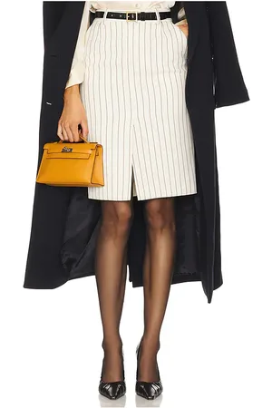 Helsa Pinstripe Pencil Skirt