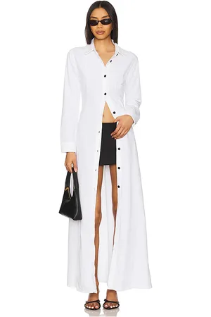 3x1 Marina Slim Long Dress White