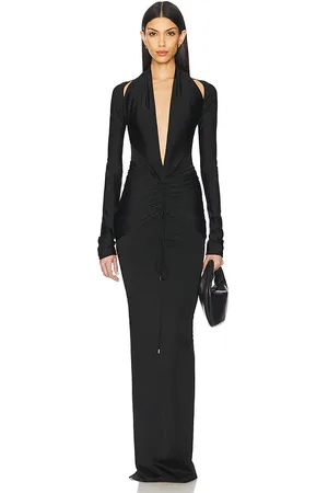 LAQUAN SMITH Deep Plunge Gown
