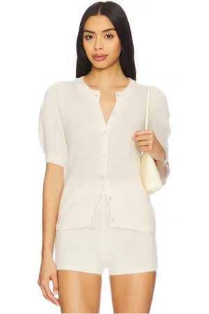W Sheila Puff-sleeve Cardigan