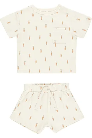 Quincy Mae Kids Boxy Pocket Tee & Short Set