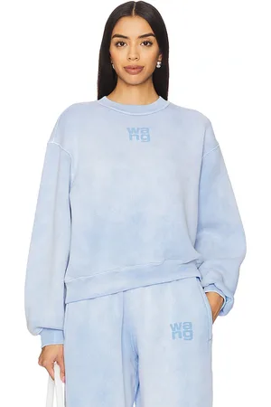 Alexander Wang Essential Crew Sweatshirt With Puff Paint Logo