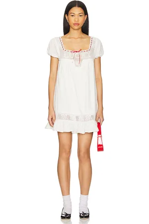 Frankies Bikinis X Bella Hadid Western Poplin Mini Dress