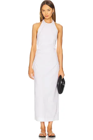ENZA COSTA Poplin Halter Dress