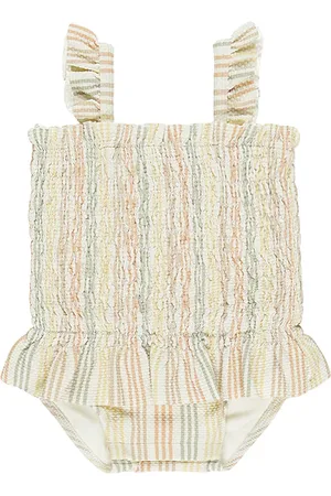 Quincy Mae Kids Smocked One Piece Swimsuit