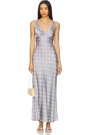 WeWoreWhat Ruched Cup Slip Maxi Dress