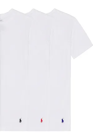 Ralph Lauren Slim Fit Cotton 3 Pack T-Shirt