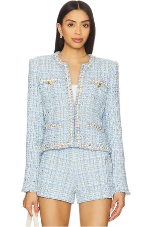 Generation Love Betsy Buttoned Tweed Blazer