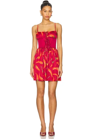 Leslie Amon Slip Corset Mini Dress