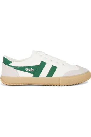 Gola Badminton Sneaker Off White Green & Gum