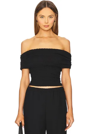 ASTR Off Shoulder Textured Knit Top