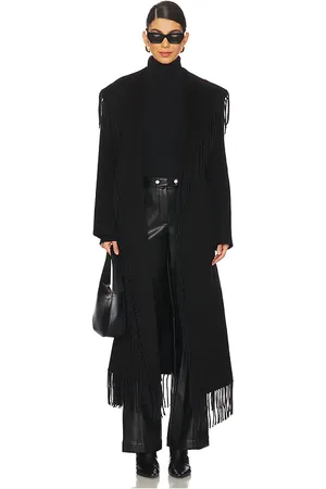 Simkhai Carrie Fringe Robe Coat