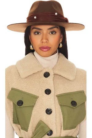 Lele Sadoughi Farrah Wool Rancher Hat