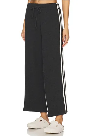 Donni. Thermal Stripe Cropped Pant