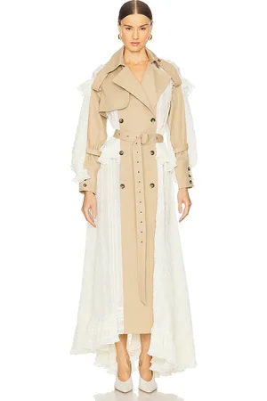 Rokh Trench With Ruffle Dress
