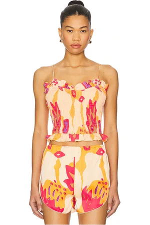 SWF Ruffled Spaghetti Top