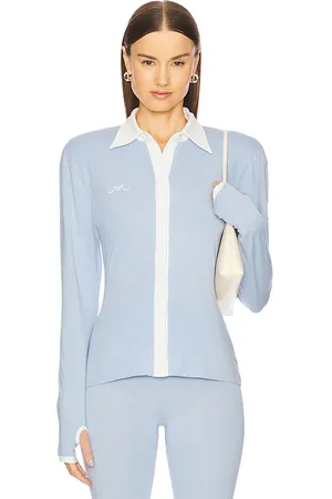 Rowen Rose Long Sleeve Polo Top