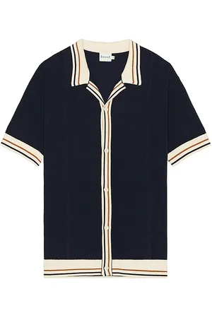 Bound Stevie Waffle Ribbed Knit Polo