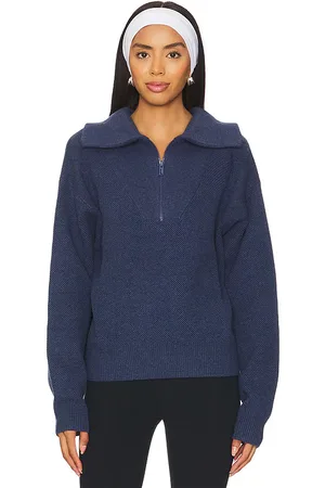 Lunya Cottonsilkâ¢ Collared Half Zip