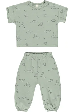 Quincy Mae Kids Jersey Tee & Pant Set