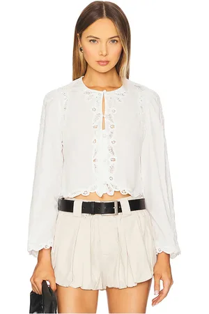 SEA Elke Soutache Long Sleeve Blouse