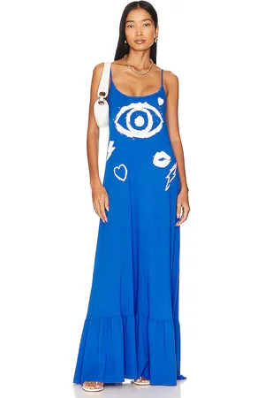 LAUREN MOSHI Beatrix Painted Evil Eye Dress