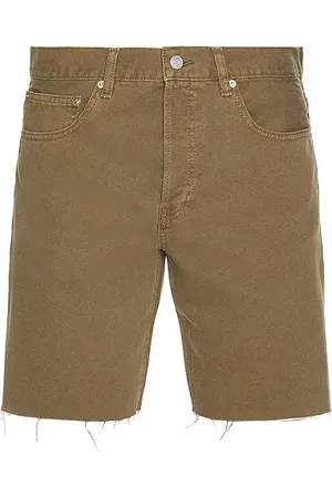 Frame Relaxed Undone Hem Denim Short