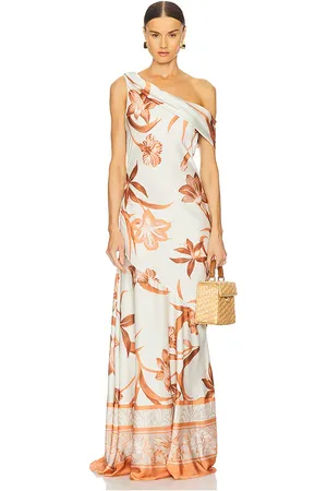 ROCOCO SAND One Shoulder Maxi Dress
