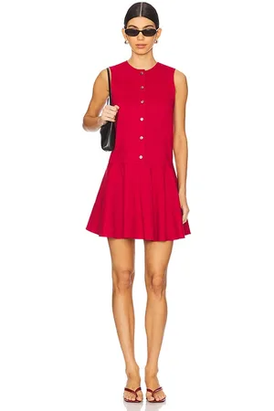 THEORY Sleeveless Button Down Mini Dress