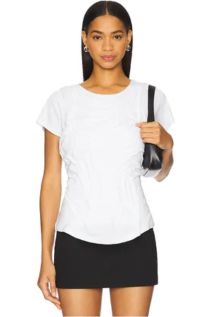 DI PETSA Wetlook Draped T-shirt