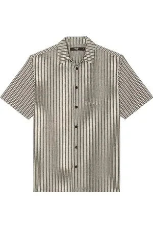 FORMER Reynolds Stripe Short Sleeve Shirt