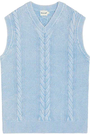 Bound Acid Wash Chain Vest