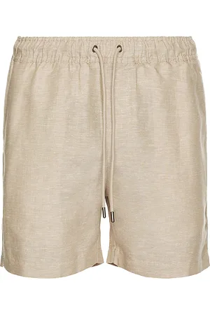 ONIA Air Linen Pull-On Shorts 6
