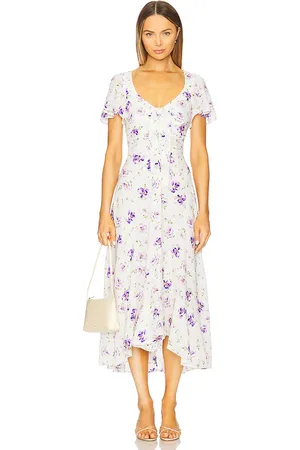 Cinq A Sept Tossed Midi Dress