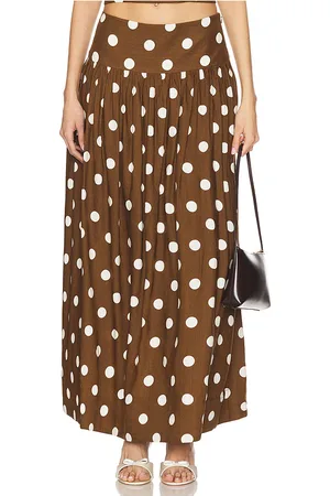 MAJORELLE Dot Maxi Skirt